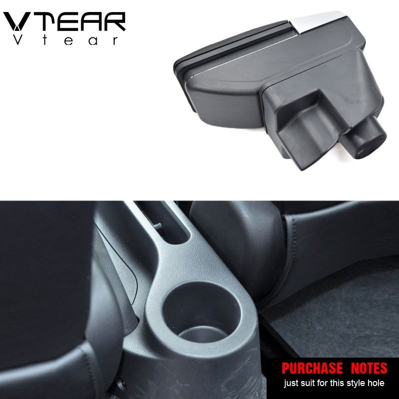 Vtear for MG3 Armrest Central Store Content Storage Box Products Interior Arm Rest Car-styling Accessories Part 2010-2016