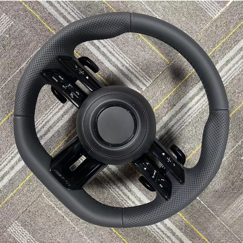 Customized Modified Full Leather LED Carbon Fiber Steering Wheel for Benz C300 C200 C180 W204 W211W213 W205 Car Accessories