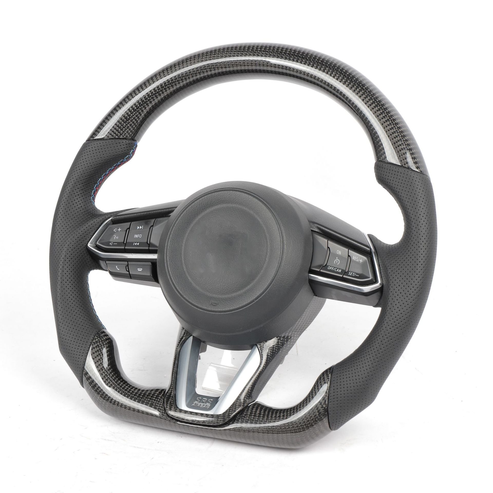 LR AUTO Suitable for Mazda Enxela carbon fiber LED multifunction intelligent steering wheel