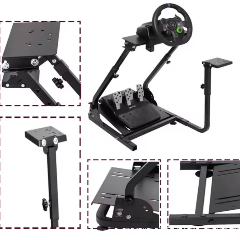 Hot Selling Car Simulator Racing Driving Shifter Mount Game wheel Adjustable Steering Bracket Steer Racing Wheel Stand