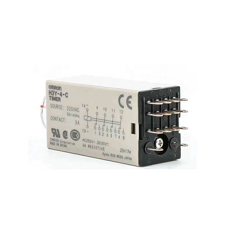 24V Miniature H3Y-2-C & H3Y-4-C Time Control Relay Small Delay Switch with Epoxy Sealed Protection for Auto H3Y Model