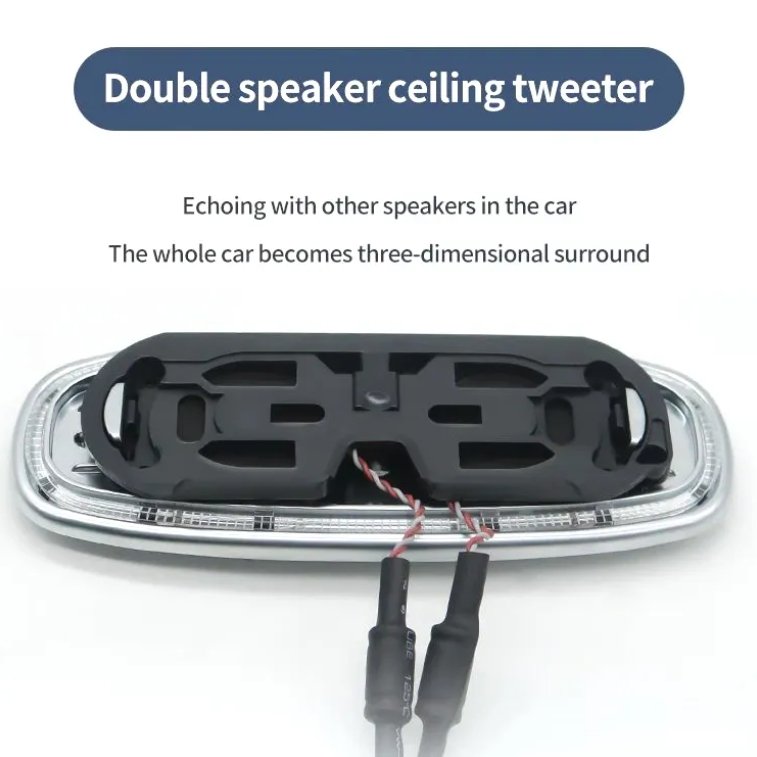 YLC Roof Speakers With Ambient Light Car Ceiling Speakers 64colors LED W213 Ambient Light for Mercedes-Benz E-class