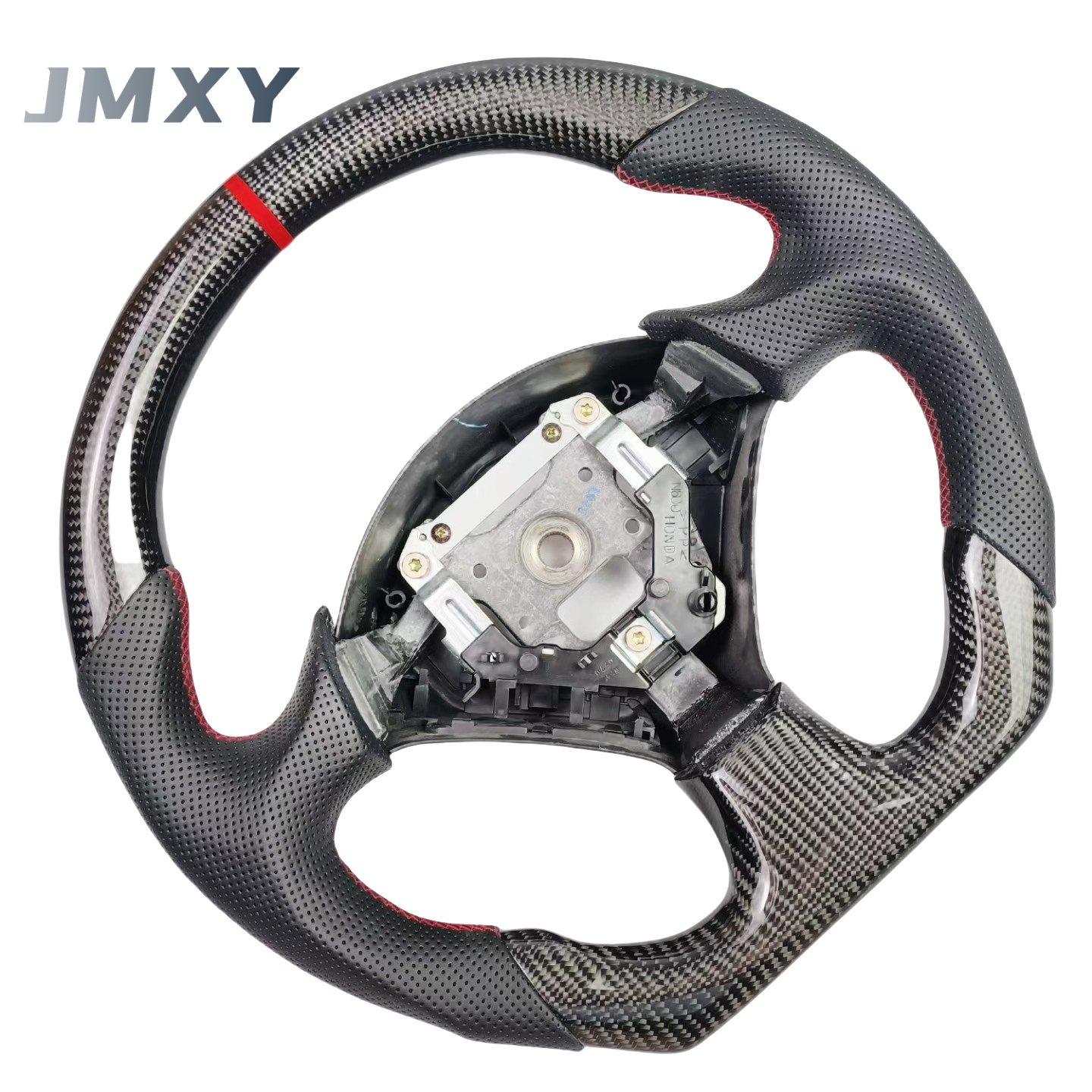 For 2008-2012 Honda S2000 Custom Sports Steering Wheel Perforated Leather with Carbon Fiber Designed
