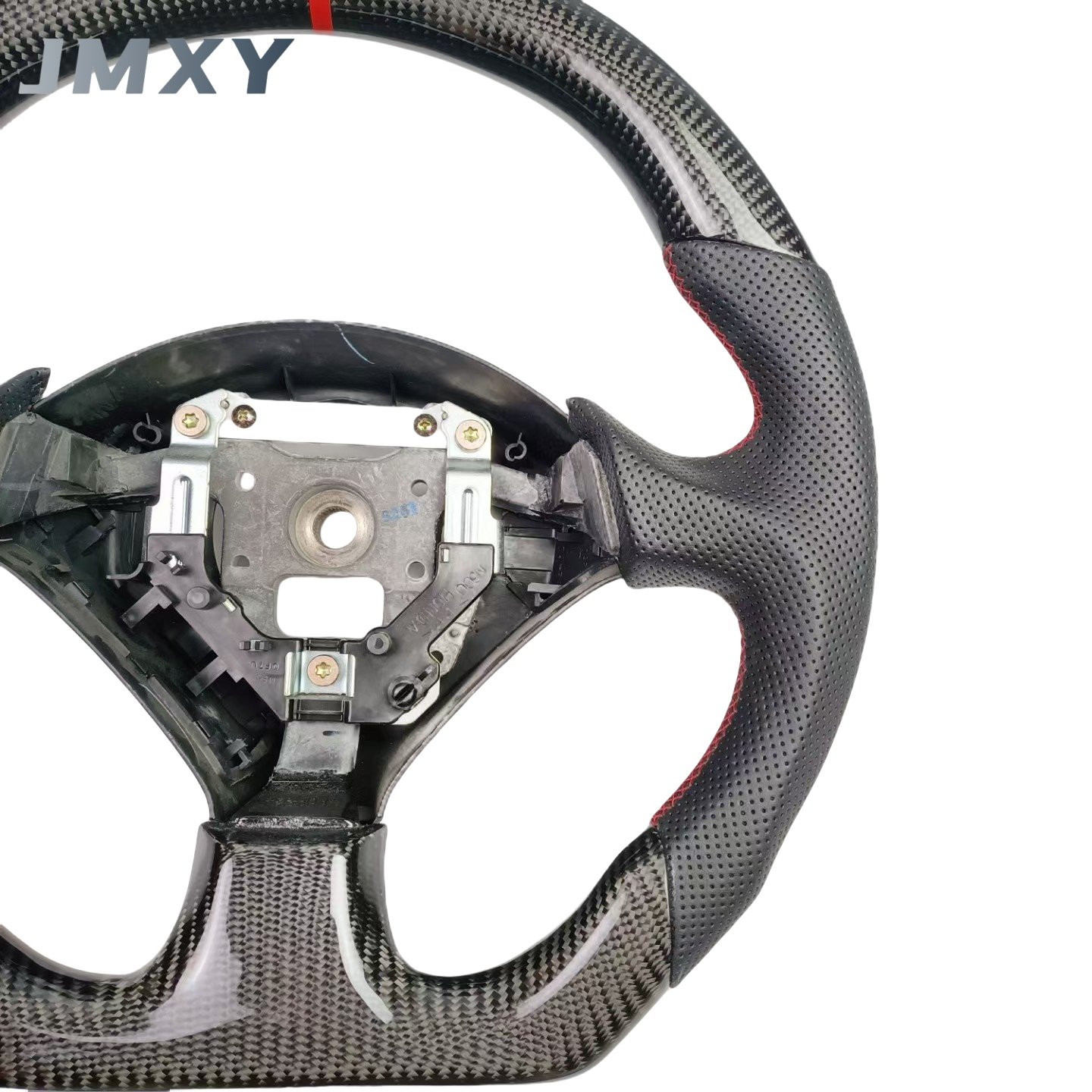For 2008-2012 Honda S2000 Custom Sports Steering Wheel Perforated Leather with Carbon Fiber Designed