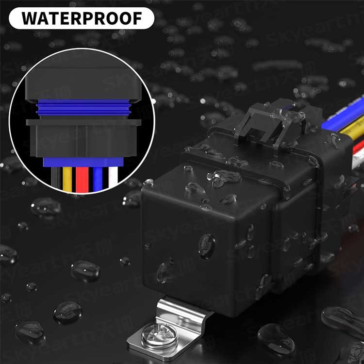 Waterproof 5 Pin 12V 40A Auto Relay Kit with Heavy Duty Harness - Ideal for Automotive Car Mods and Upgrades