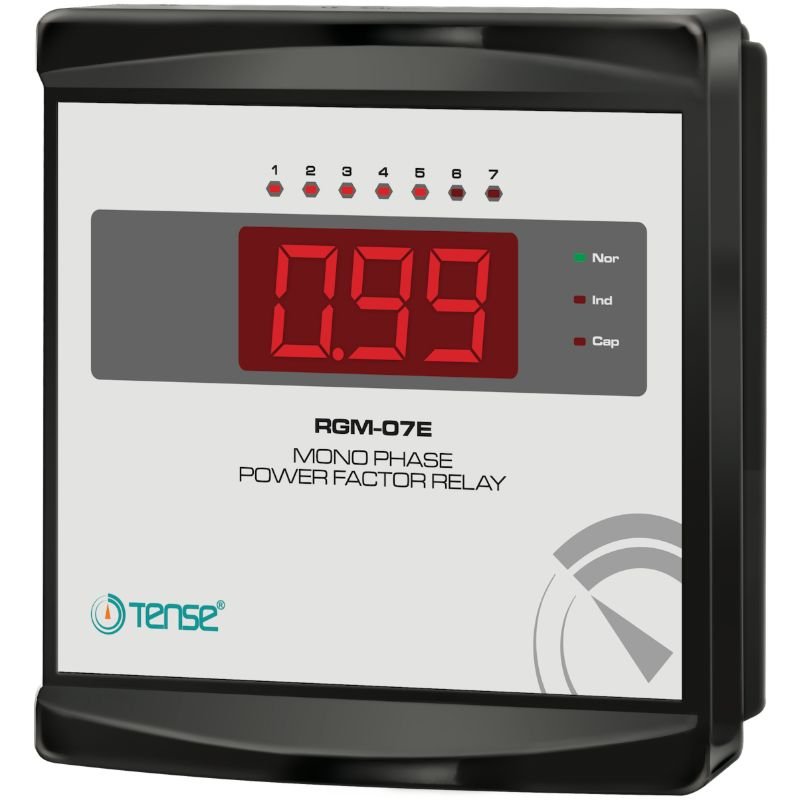 7 Level Mono-Phase Power Factor Controller with LED Display Screen RGM-07E