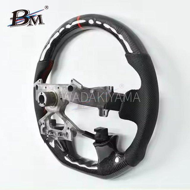 Factory Outlet By BM For Nissan Patrol Y62/Amarda 2018+ Infinity QX56 QX80 Series Carbon Fiber Interior Accessory Steering Wheel