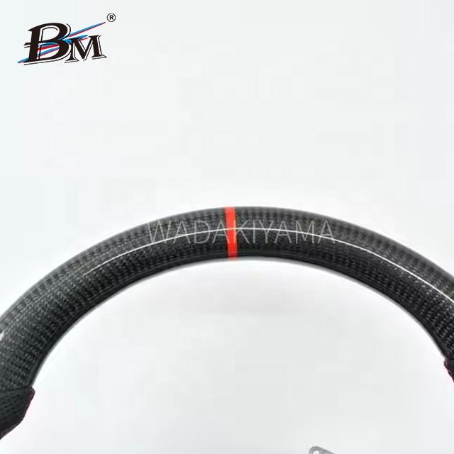 Factory Outlet By BM For Nissan Patrol Y62/Amarda 2018+ Infinity QX56 QX80 Series Carbon Fiber Interior Accessory Steering Wheel