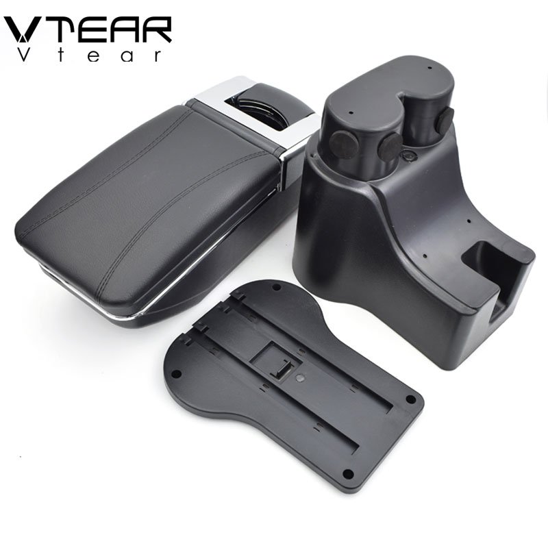 Vtear for Daihatsu Terios II Armrest Central Store Content Storage Box Products Interior Arm Rest Car-styling Accessories Parts