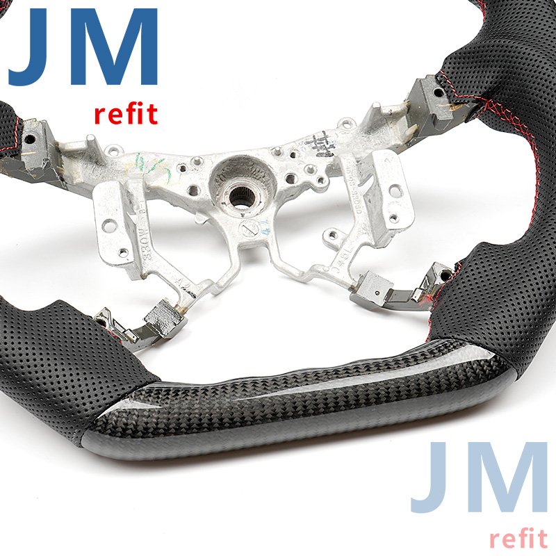 Steering Wheel Carbon Fit For 2006 2007 2008 2009 2010 2011 2012 2013 Toyota Estima Highlander Camry Carbon Fiber Steering Wheel