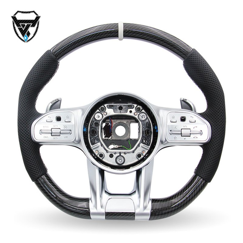 For Mercedes Benz A GLA B GLB C GLC E GLE CLS 2019-2023 custom sports model handle steering wheel modification ZC-809-T87-F