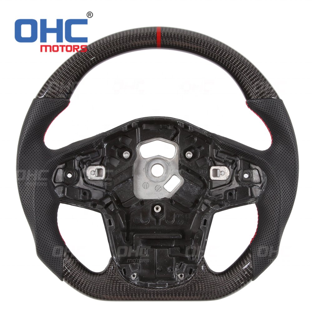 Real Carbon Fiber Sterring Steering Wheel for 2019 2020 2021 A90 GR Toyota Supra A90 MK5