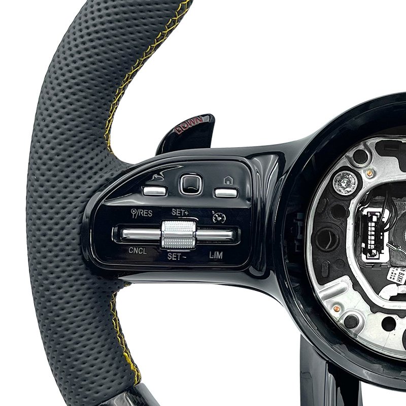 For Mercedes Benz A GLA B GLB C GLC E GLE CLS 2019-2023 custom sport model handle steering wheel modification 809-T16-F