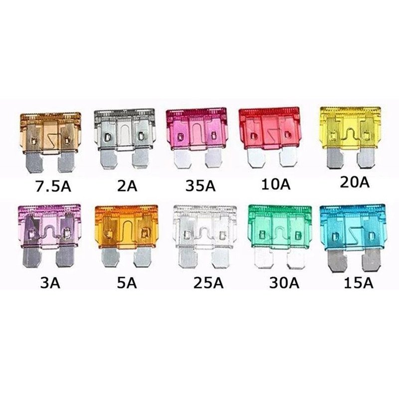 Car Fuses Waterproof Power Socket Small Blade Type Inline Fuse Holders 10A 20A 30A Fuse Auto Cable16AWG Relay Harness