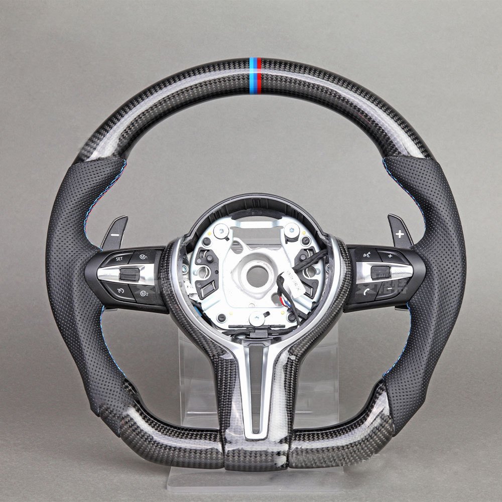 Custom Carbon Fiber Steering Wheel For BMW E30 E46 E28 E34 E39 E60 E61 E70 E71 E72 E81 E82 E84 E87 E88 E90 E91 E92 E93