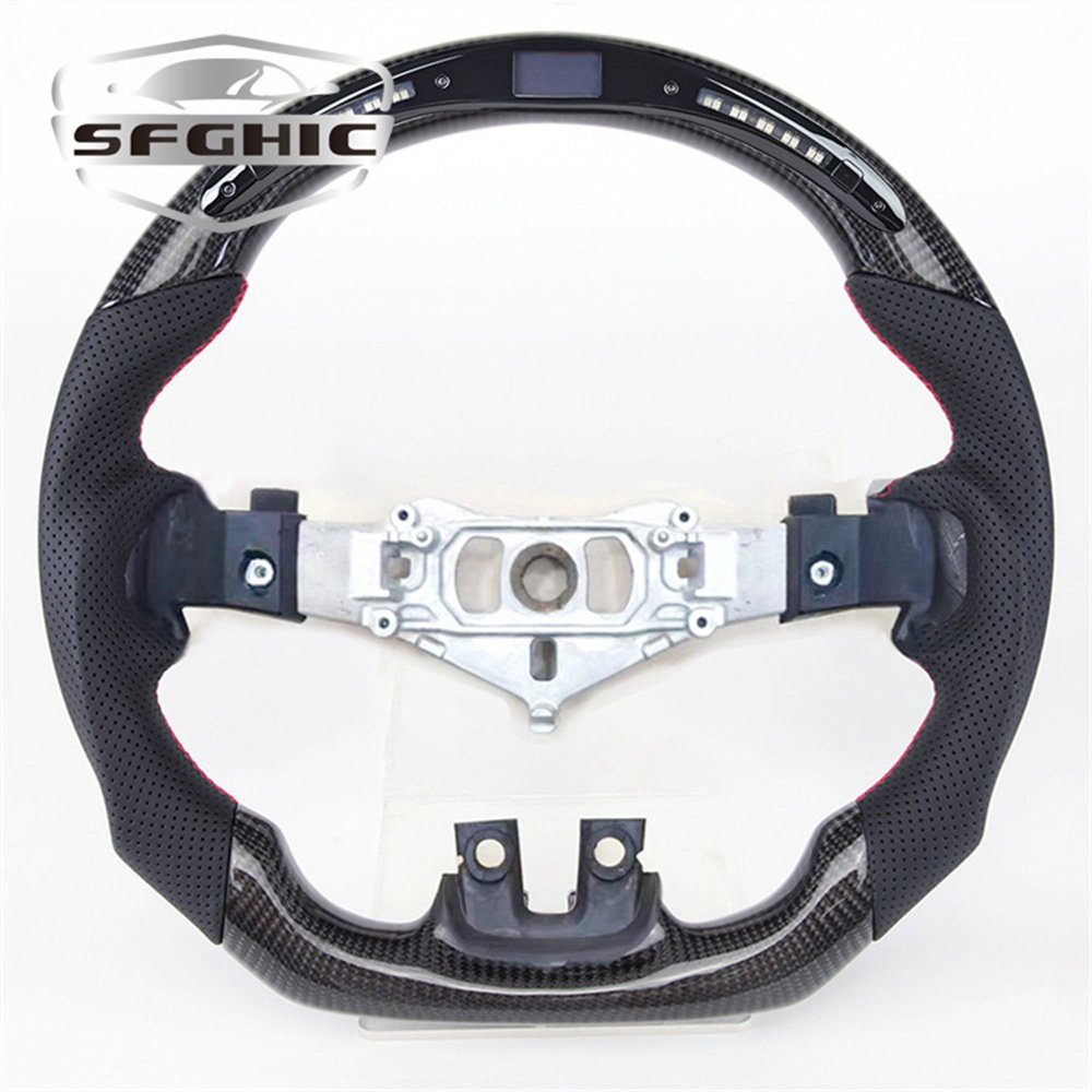 Customized LED Steering Wheel Car Accessories For Dodge Charger challenger SRT Hellcat Carbon Fiber Steering Wheel