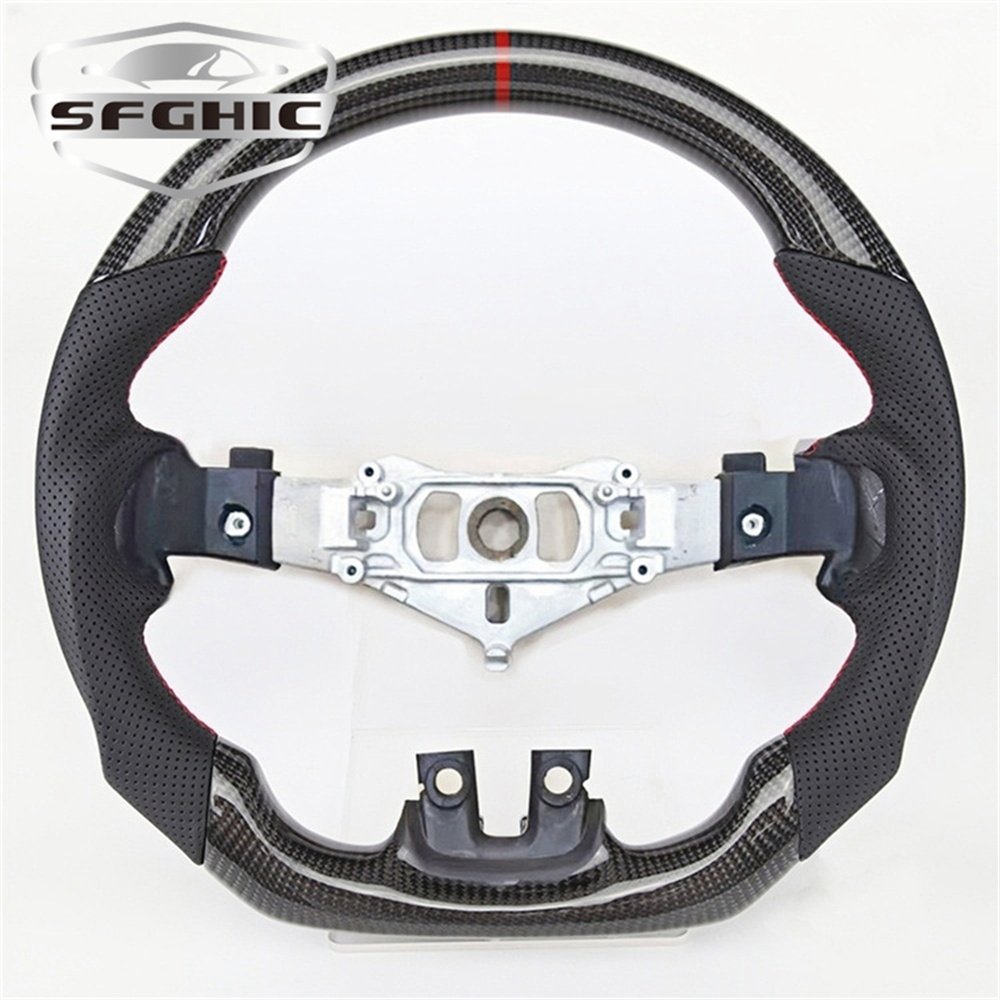 Customized LED Steering Wheel Car Accessories For Dodge Charger challenger SRT Hellcat Carbon Fiber Steering Wheel