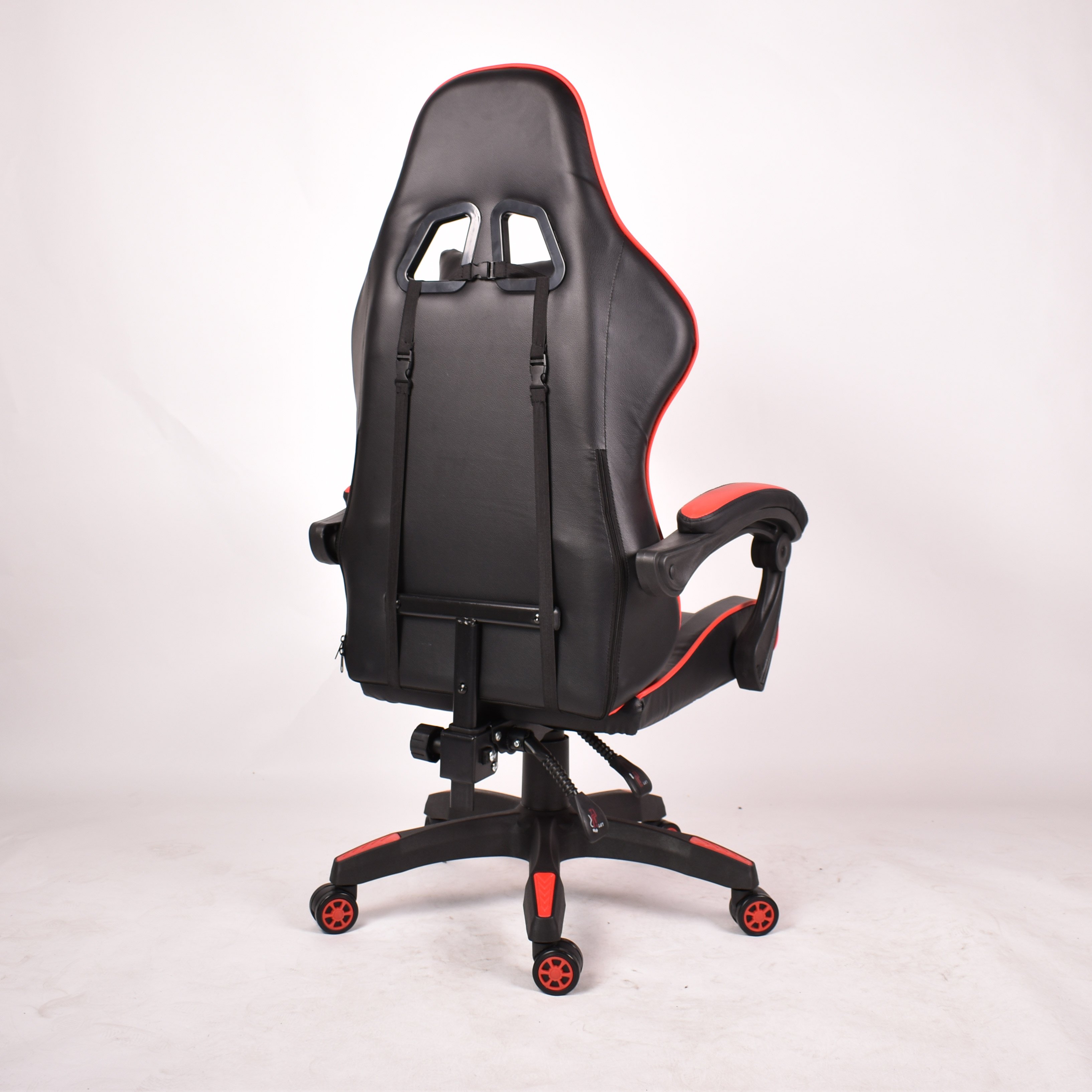 Custom Logo Ergonomics PC Computer Chair Heavy Duty Black and Red PU Leather Gaming Chair