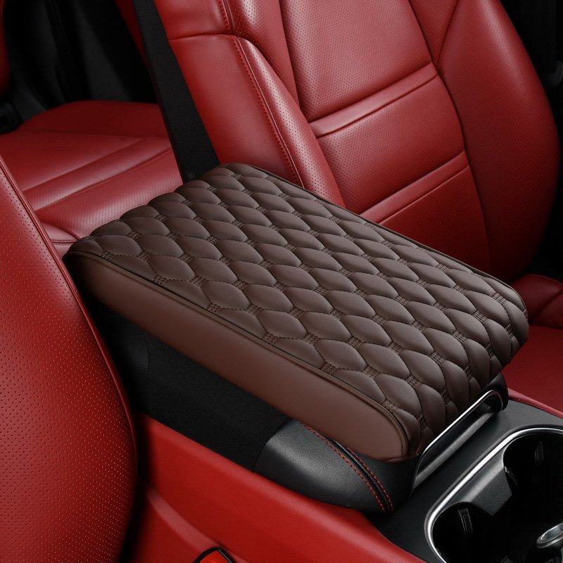 Car Center Console Protector Cover 5cm Thicken Armrest Box Cushion Ergonomic Memory Foam Arm Rest Mat Storage Pocket