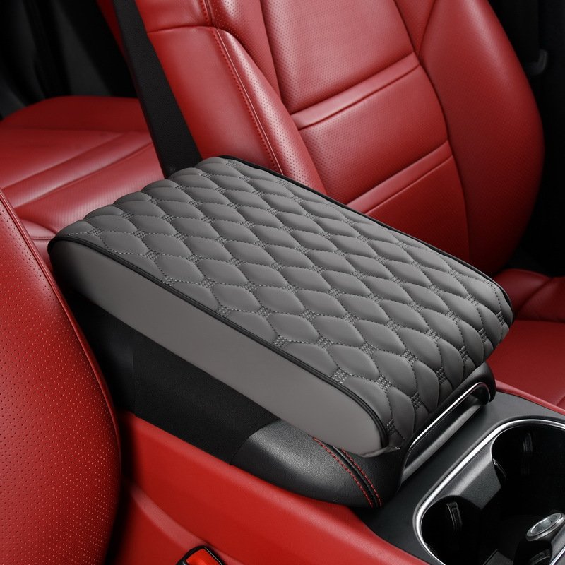 Car Center Console Protector Cover 5cm Thicken Armrest Box Cushion Ergonomic Memory Foam Arm Rest Mat Storage Pocket
