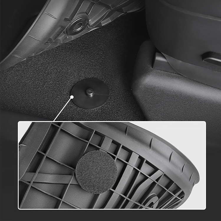 Xiangta 1Pc Tpe Car Rear TPE Car Trunk Mat Non-Slip Dirt-Resistant and Com for Honda Crv Tpe Car Floor Mat