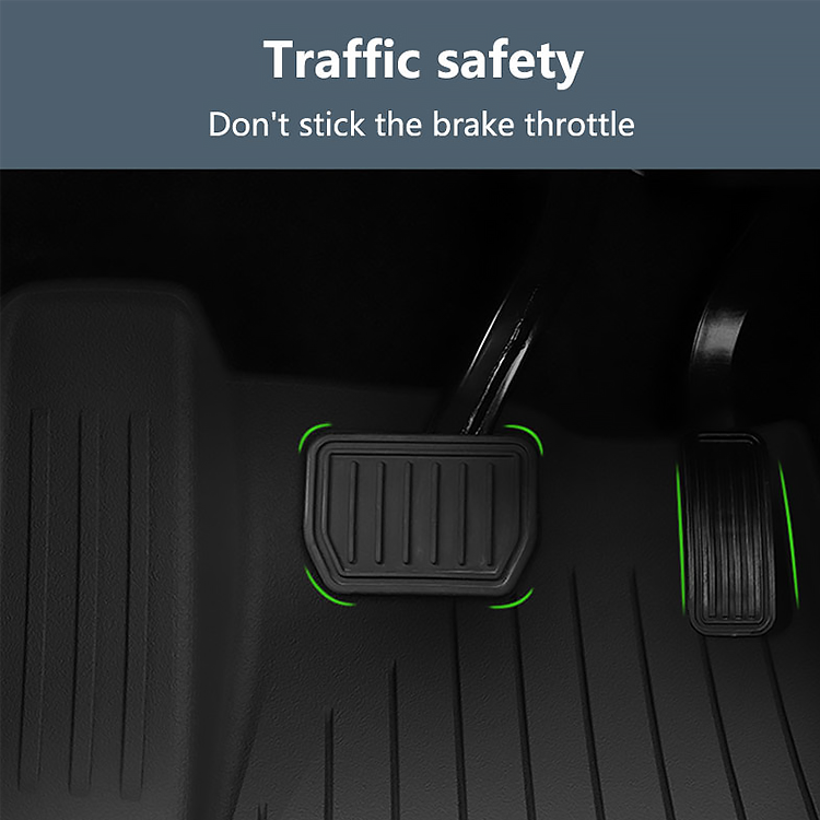 Xiangta 1Pc Tpe Car Rear TPE Car Trunk Mat Non-Slip Dirt-Resistant and Com for Honda Crv Tpe Car Floor Mat