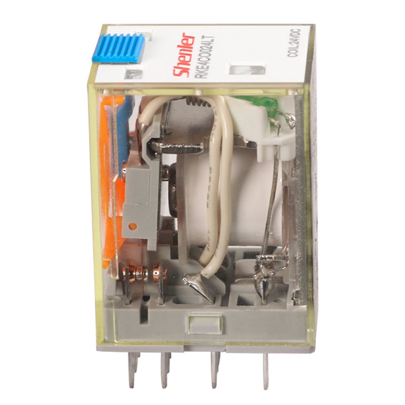 Shenler RKE4CO012LT Ag Alloy Thermal Overload Relay Voltage Control Relay Single Phase 12v Relay 8 Pin