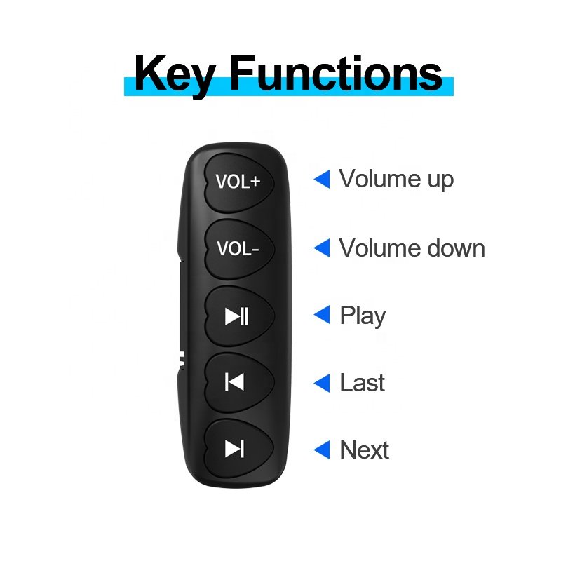 Factory price Wireless Bluetooth Remote Control Remote Control mobile phone for car Steering Wheel