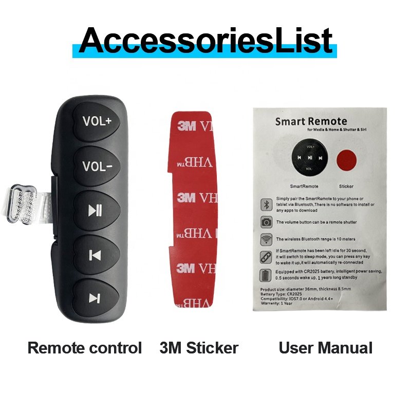 Factory price Wireless Bluetooth Remote Control Remote Control mobile phone for car Steering Wheel