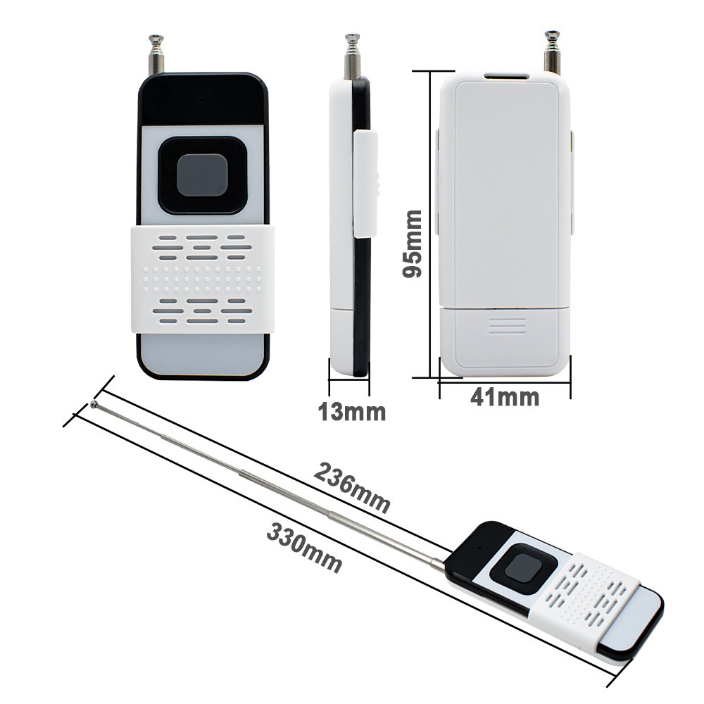 SMG-2011 433Mhz RF Wireless Remote Control 1 2 4 Keys 1527 Learning Code Transmitter for Light Gate Garage Door Motor Controller