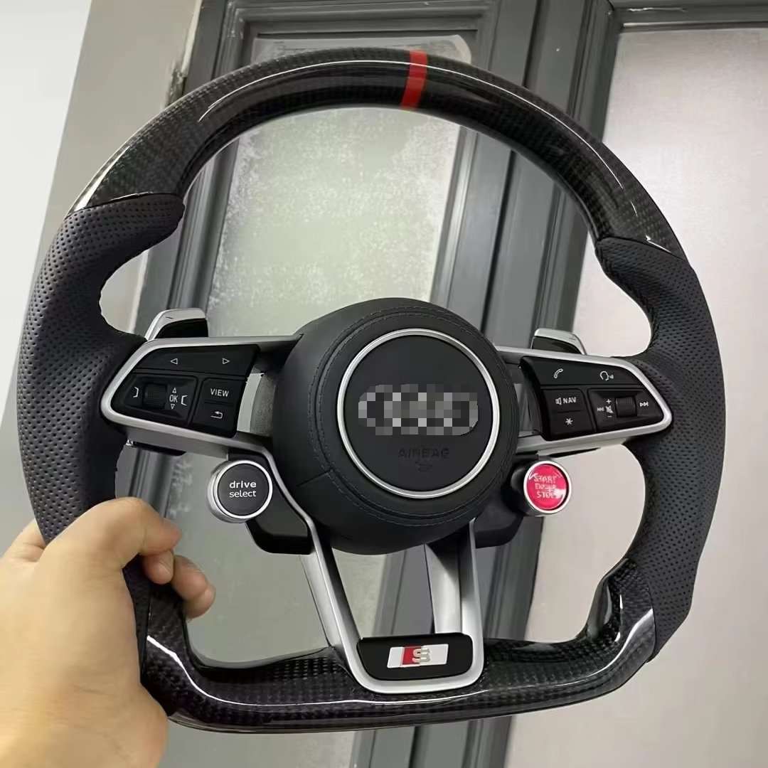Genuine Carbon Fiber OEM Steering Wheels For Audi MK3 TTRS TTS MK2 S3 R8