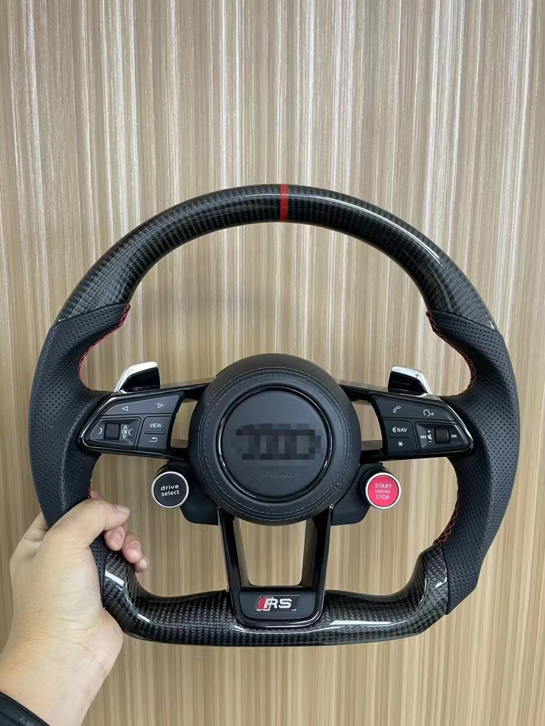 Genuine Carbon Fiber OEM Steering Wheels For Audi MK3 TTRS TTS MK2 S3 R8