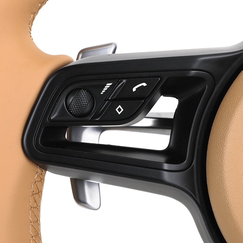 Skin Color Full Leather Custom Sport Volant Lenkrad Car Steering Wheel for Porsche Panamera Cayenne 957 911 958 970 92A 2011