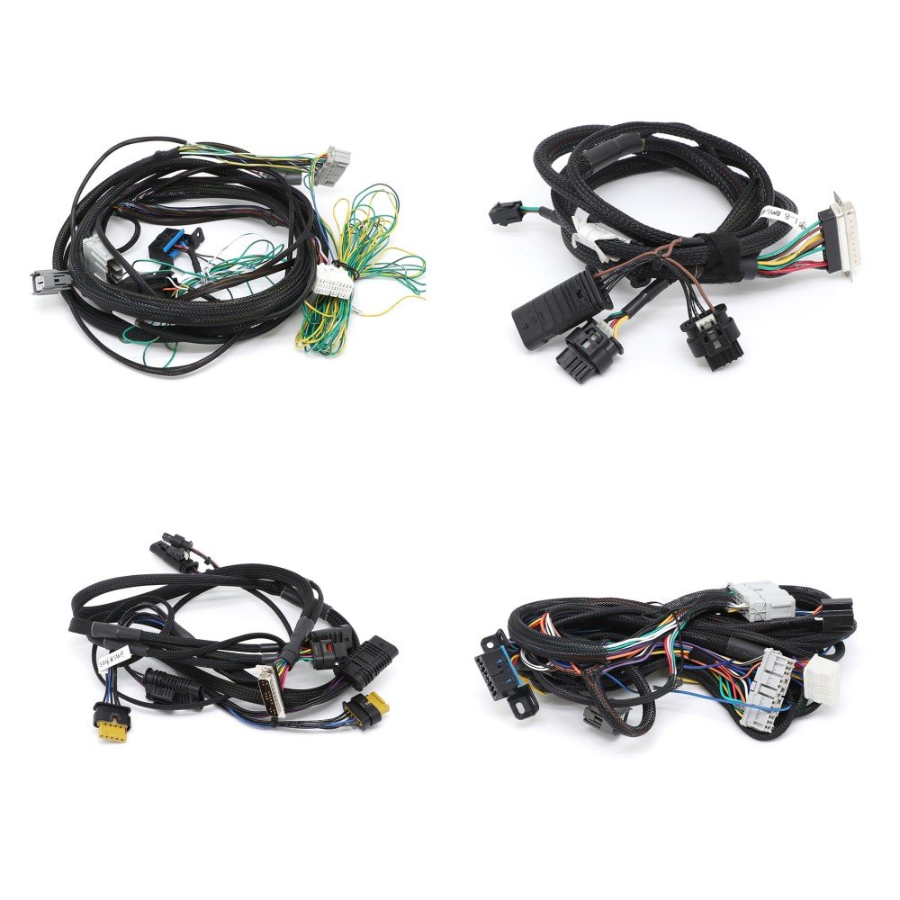 Wire Harness Manufacturing LED Headlight H7 H8 H11 Relay Fuse Wiring Harness Kit for for Automobile Motorcycle