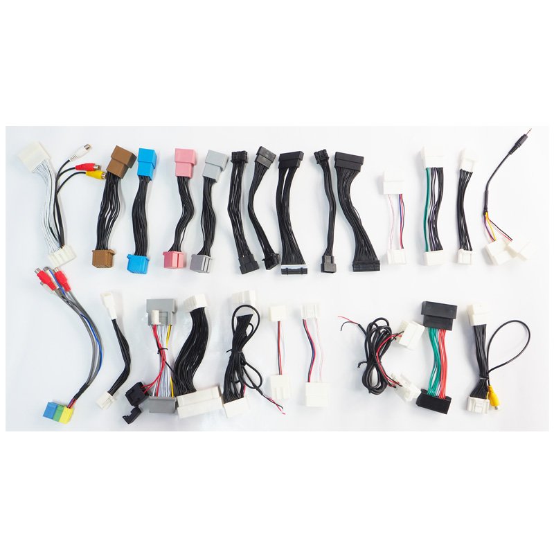 Wire Harness Manufacturing LED Headlight H7 H8 H11 Relay Fuse Wiring Harness Kit for for Automobile Motorcycle