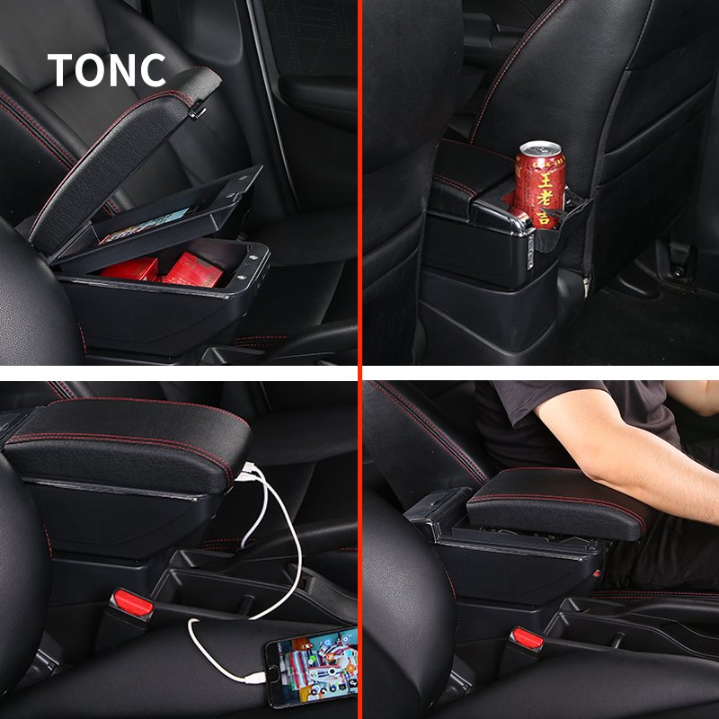 High Quality Car Interior Modification Accessories Center Console Armrest Storage Box for Suzuki Alto
