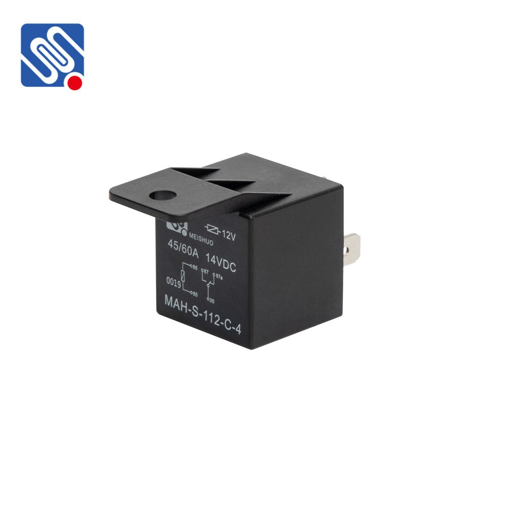 Meishou MAH-S-112-C-4 45A 60A 12 Volt DC Auto Power Relay 5 Pin Automotive Motorcycle Relay for Cars