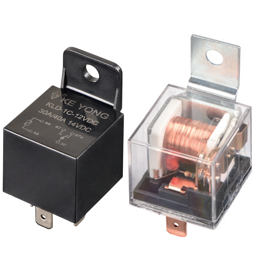 KE YONG Automotive Relay KLD-1/2C(V4) VDC 1/2A 1/2B 1/2C 12V Emergency Headlight Switch Auto Off Relay