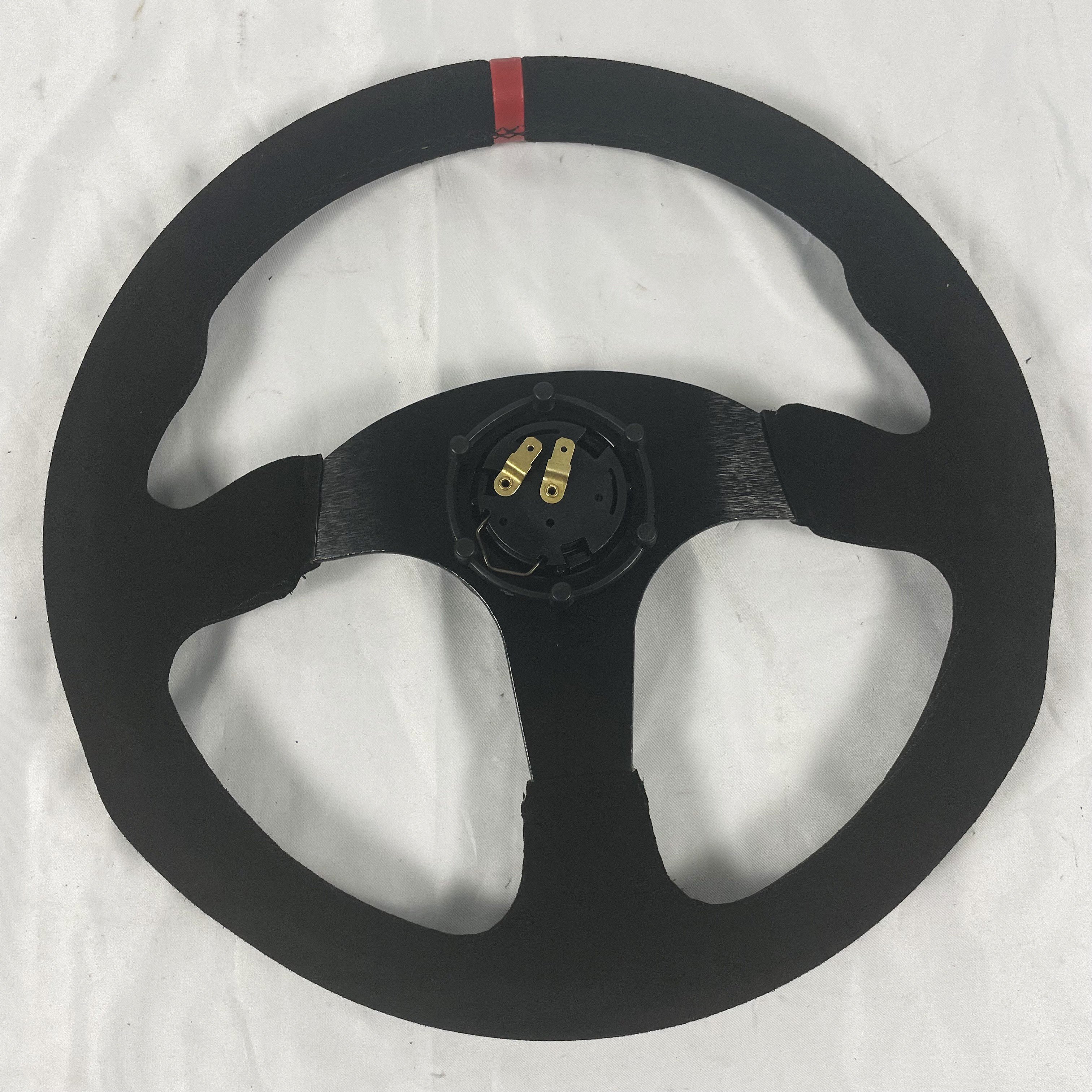 TRAPLY 350mm Universal Racing Car Steering Wheel With Suede Material