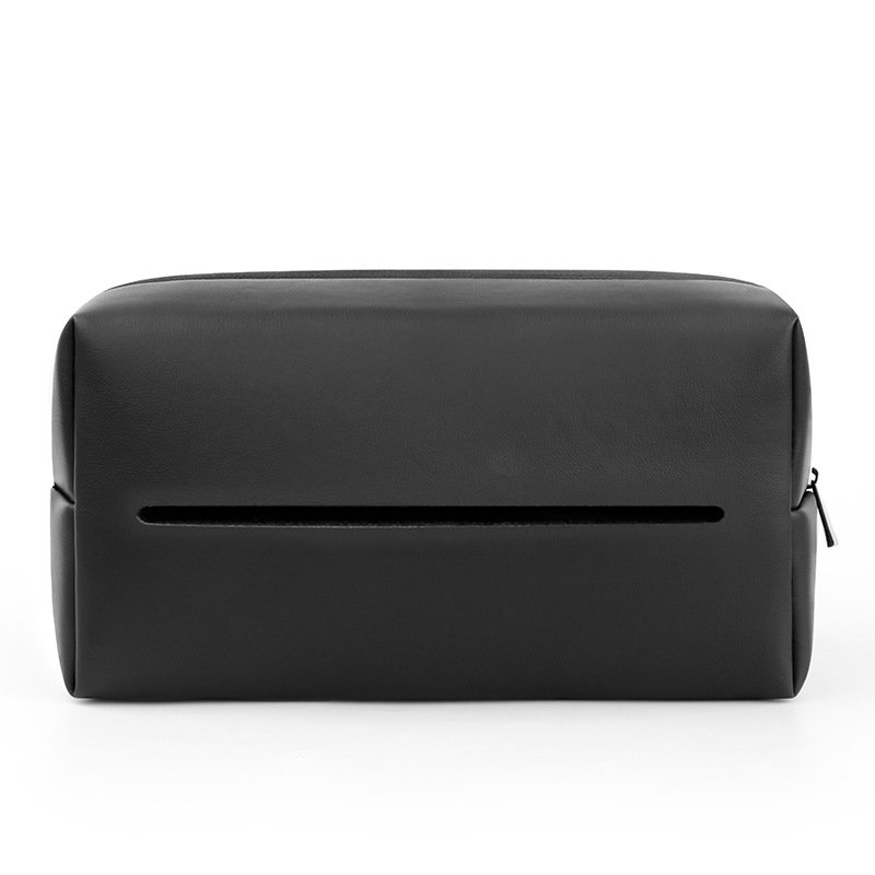 Universal Car Tissue Box Auto Pu Leather Paper Towel Backseat Armrest Box Car Tissue Holder Paper Box