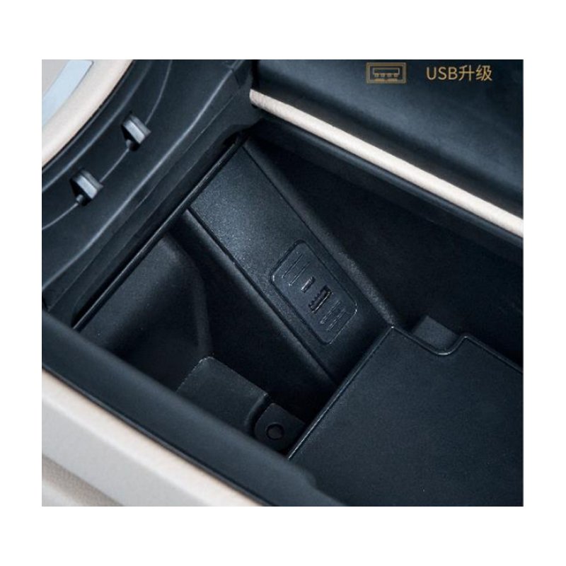2023 Car Interior Luxury Armrest Box of Vito/viano /V250/V260/W447Storage Case USB Charger Water Cup Holder