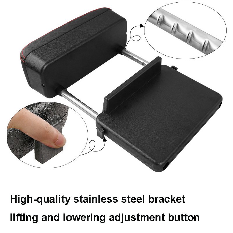 Universal Car Center Armrest Storage Box Adjustable Increase Lift Elbow Support Arm Rest Cover