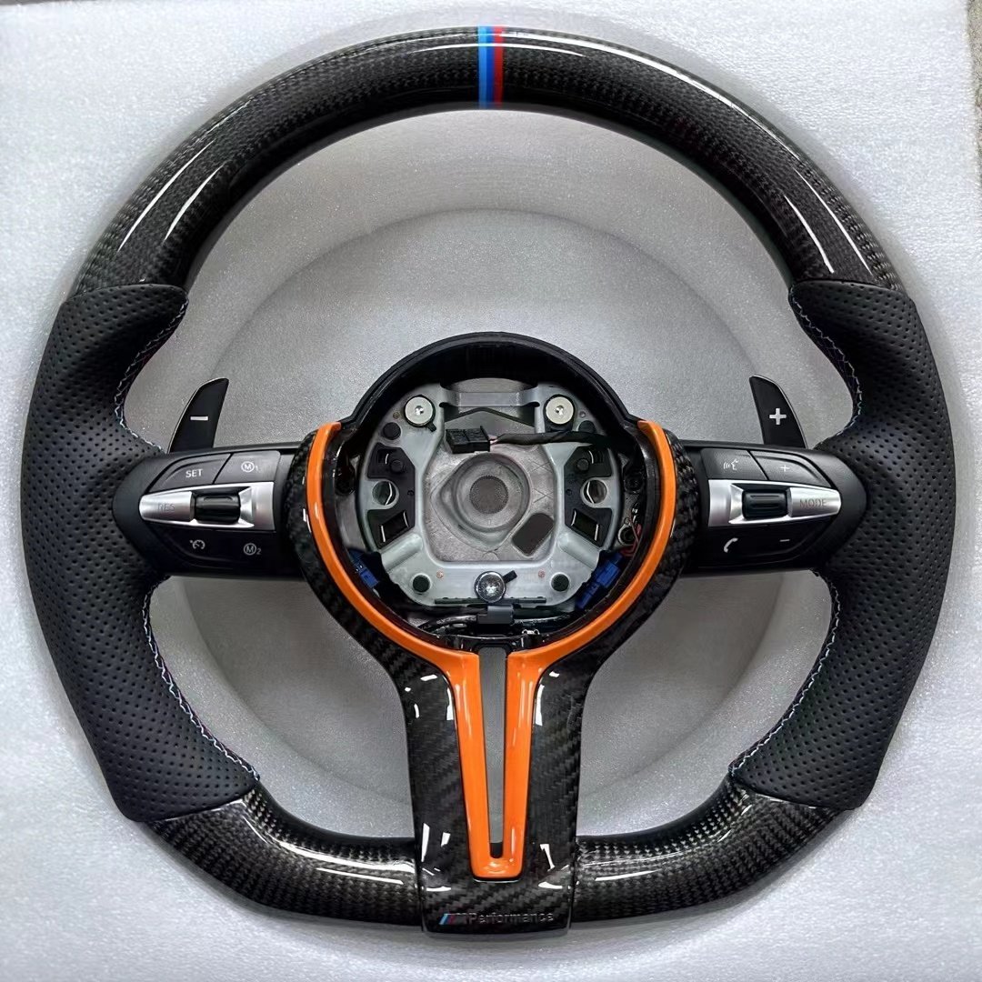 M Performance F30 Carbon Fiber Steering Wheel F20 F02 F87 F12 F10 F80 F82 Carbon Fiber Steering Wheel Direct Sale For BMW M3 M5