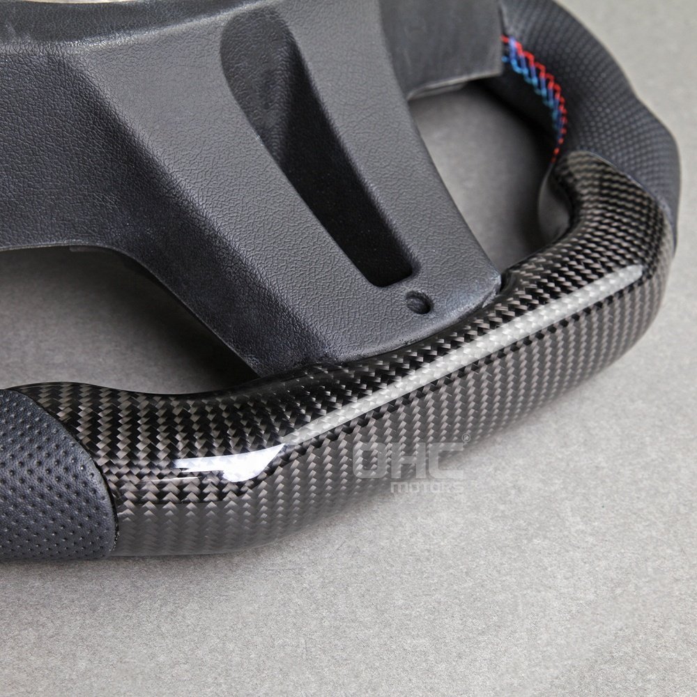 US Warehouse Carbon Fiber M5 G Chassis Steering Wheel For Bmw 5 Series G31 G30 G38 Carbon Steering Wheel 2020 With Paddle Holes