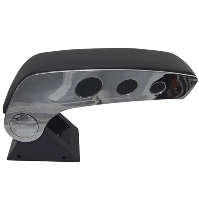 Universal Portable Plastic Car Armrest Organizer Chrome Multi Console Box Car Seat Armrest