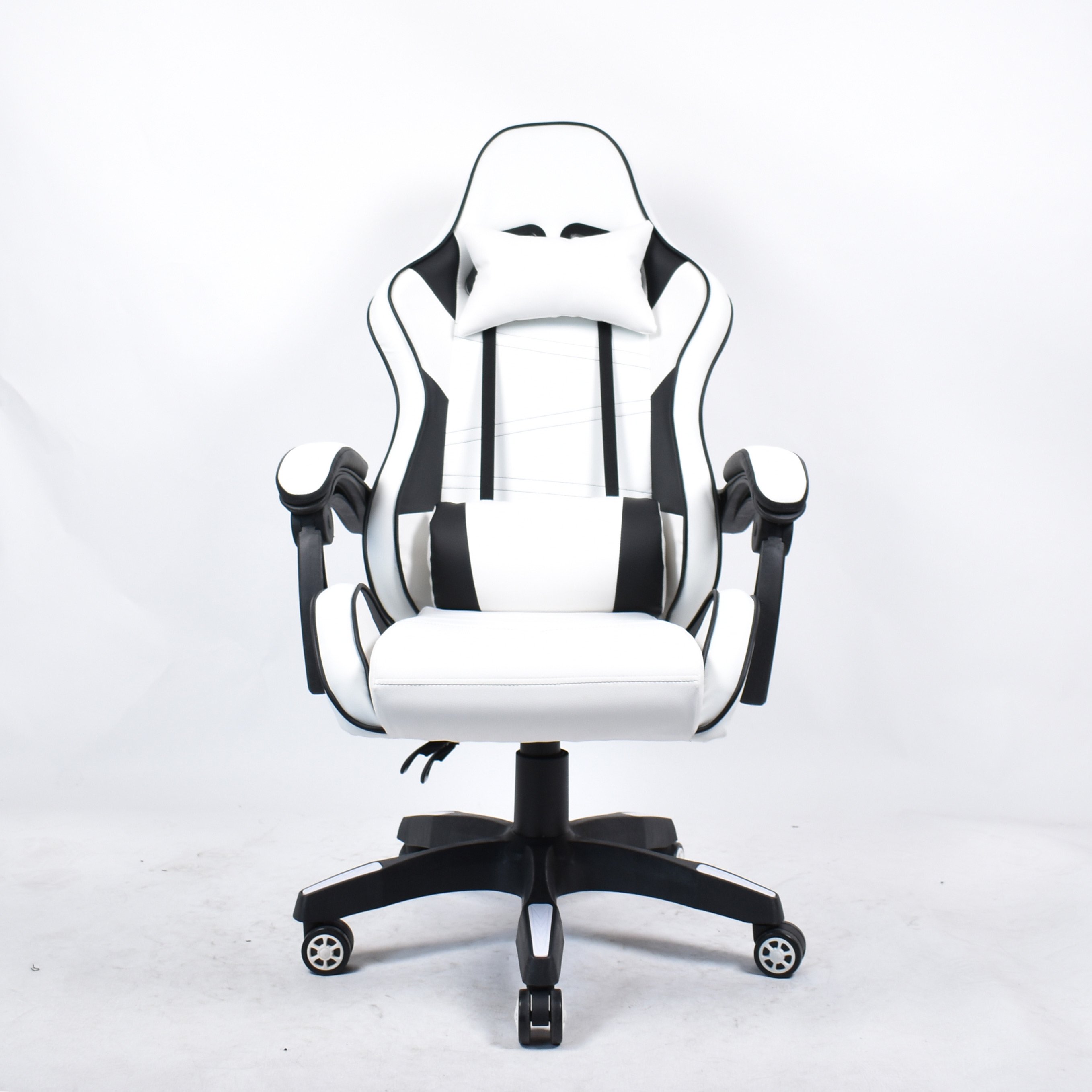 High Back PC Computer Chairs Heavy Duty Soft Height Adjustable Reclining White Gaming Swivel Chair