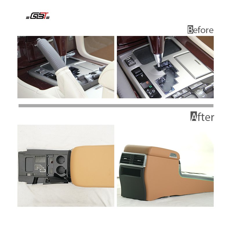 GBT Popular Lx570 to Lx600 Interior Upgrade LHD Instrument Panel Assembly Center Armrest Box Steering Wheel for 2008-2015 LX570