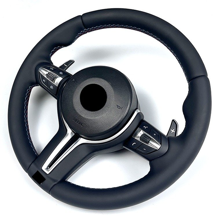 Custom Full M Performance Leather Steering Wheel for BMW E90 E60 E46 X5 E70 X6 E71 E92 M3 E39 E82 E36 X1 E84 E63 E93