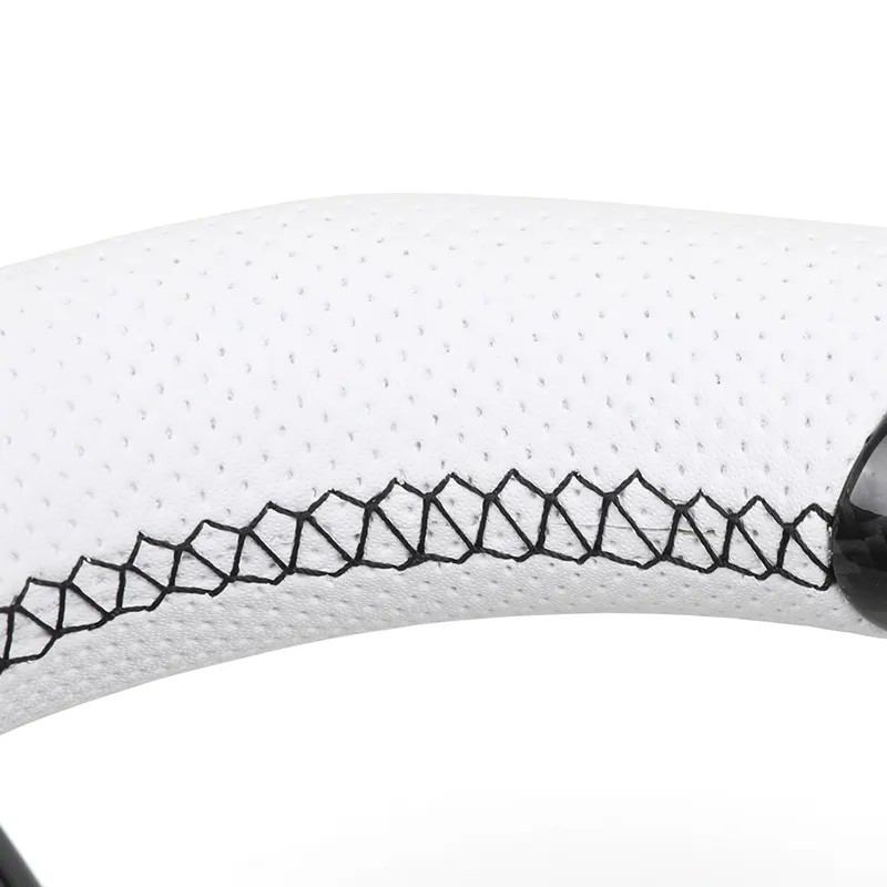 White Half Perforated Leather Carbon M Sport Steering Wheel for BMW F01 F11 F34 F35 F36 F30 F10 X5 F15 X6 F16 F02 F06 M3 M4 M5