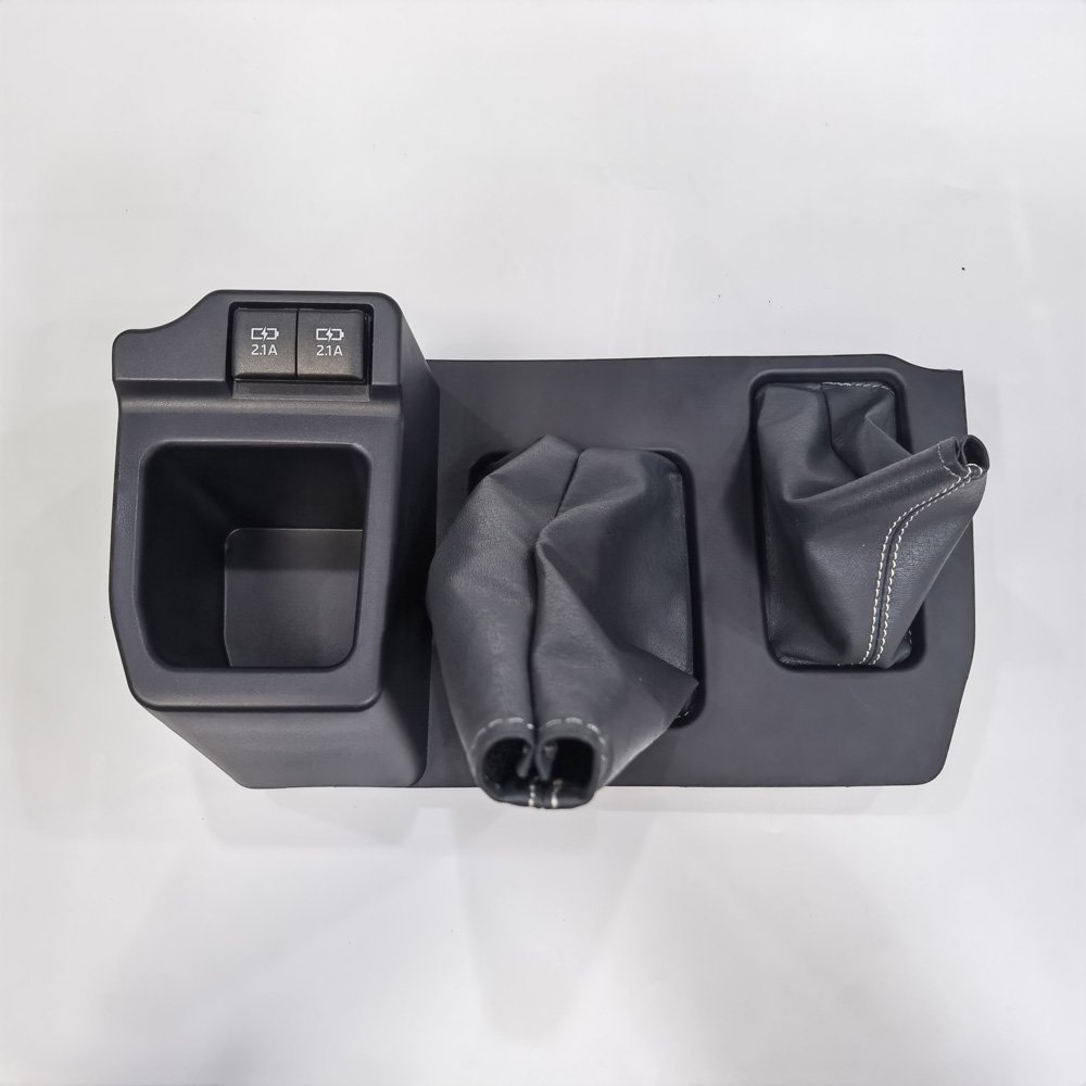 For Toyota Land Cruiser LC70 Picku LC75 Gear Leather Cases LC76Cup Holder LC79 FJ70 FJ79 Car Center Console Storage Box with USB